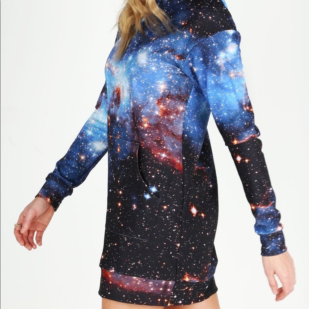 L Blackmilk Limited Blue Galaxy Slouchy